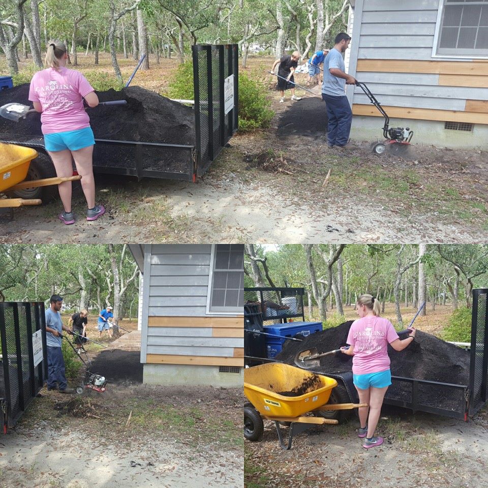 Clean up in Briarcliffe Acres in North Myrtle Beach