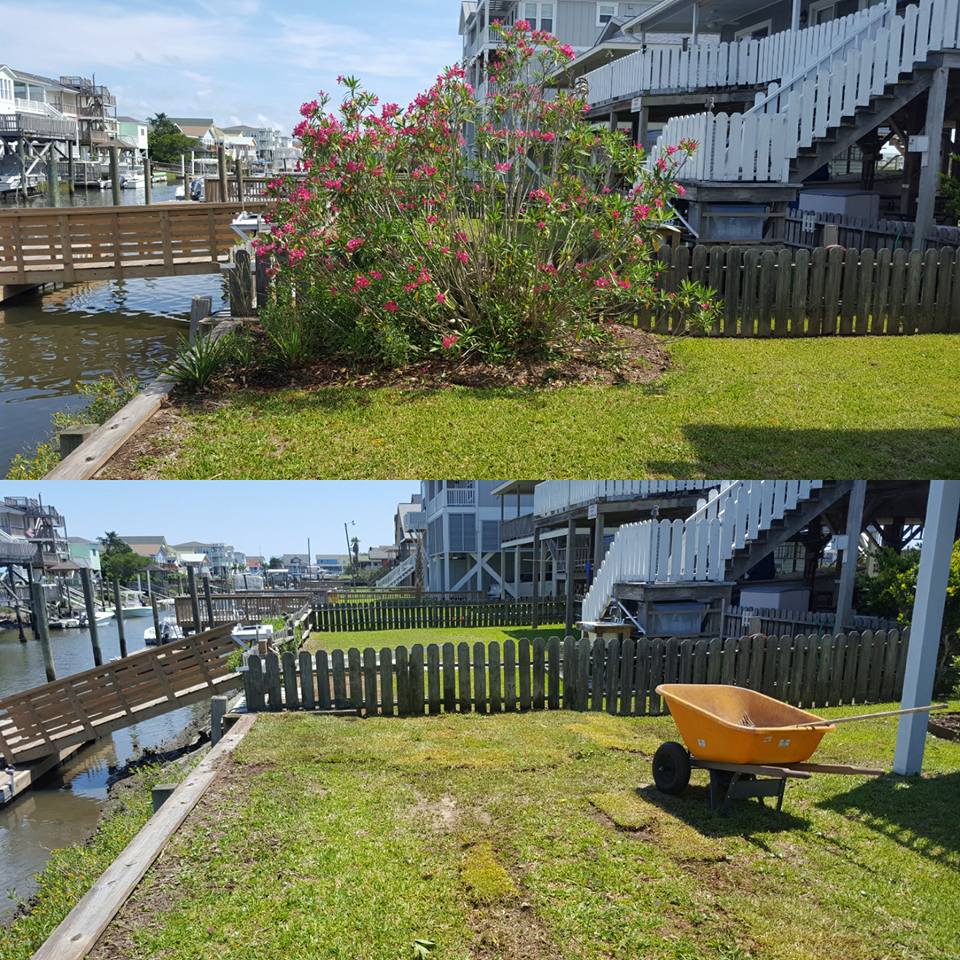 Clean up in Holden Beach, NC