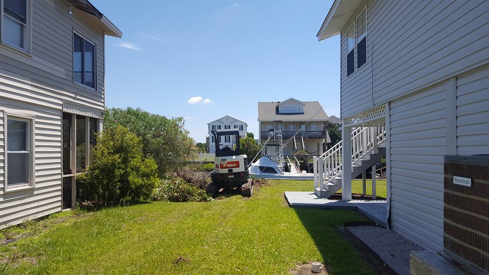 Clean up in Holden Beach, NC
