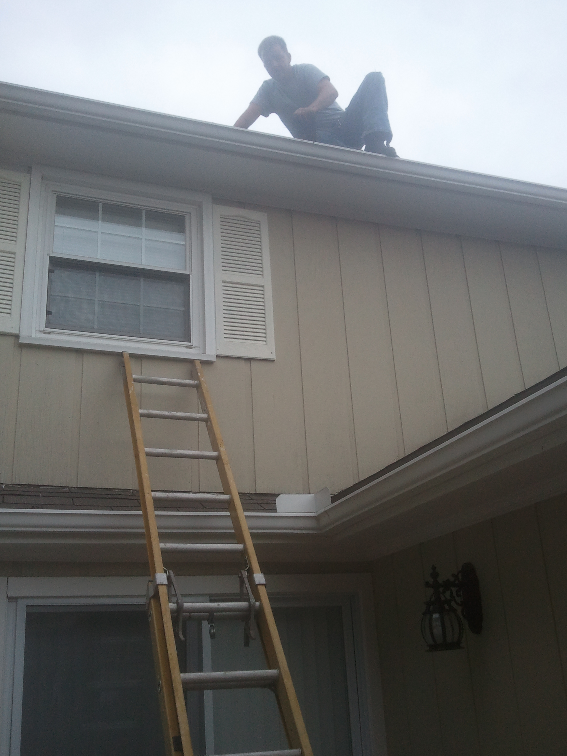 Gutter cleaning two story Little River