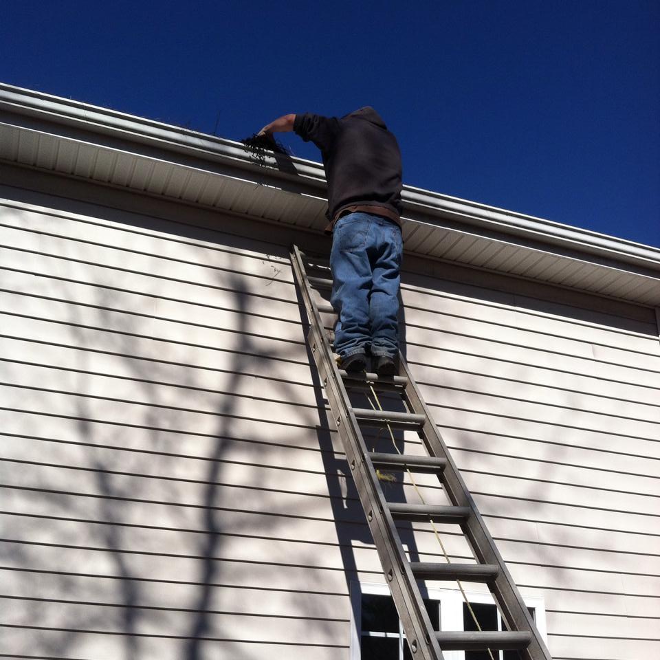 Gutter cleaning two story Carolina Forest