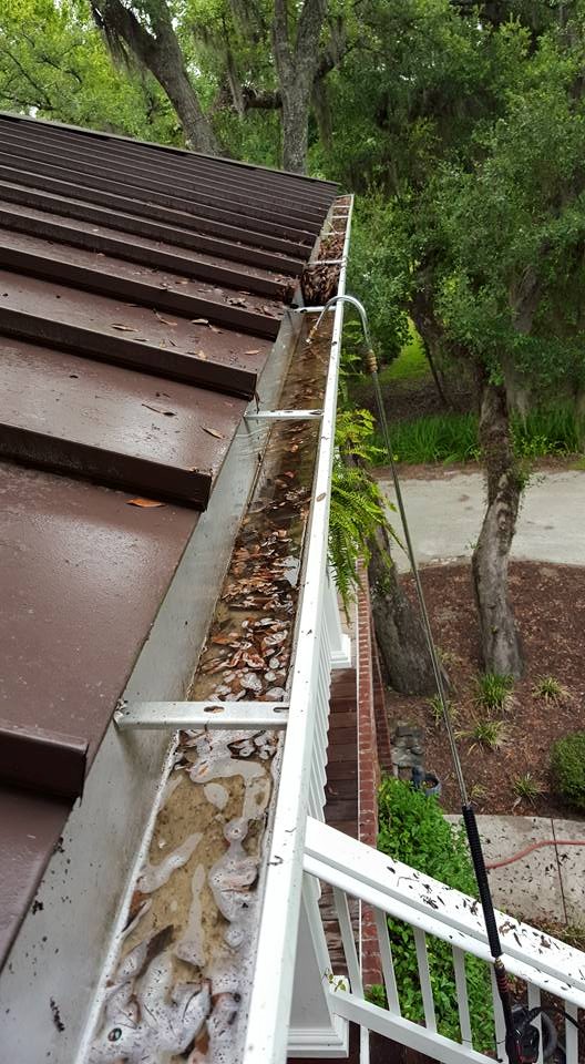 Gutter cleaning two story Conway