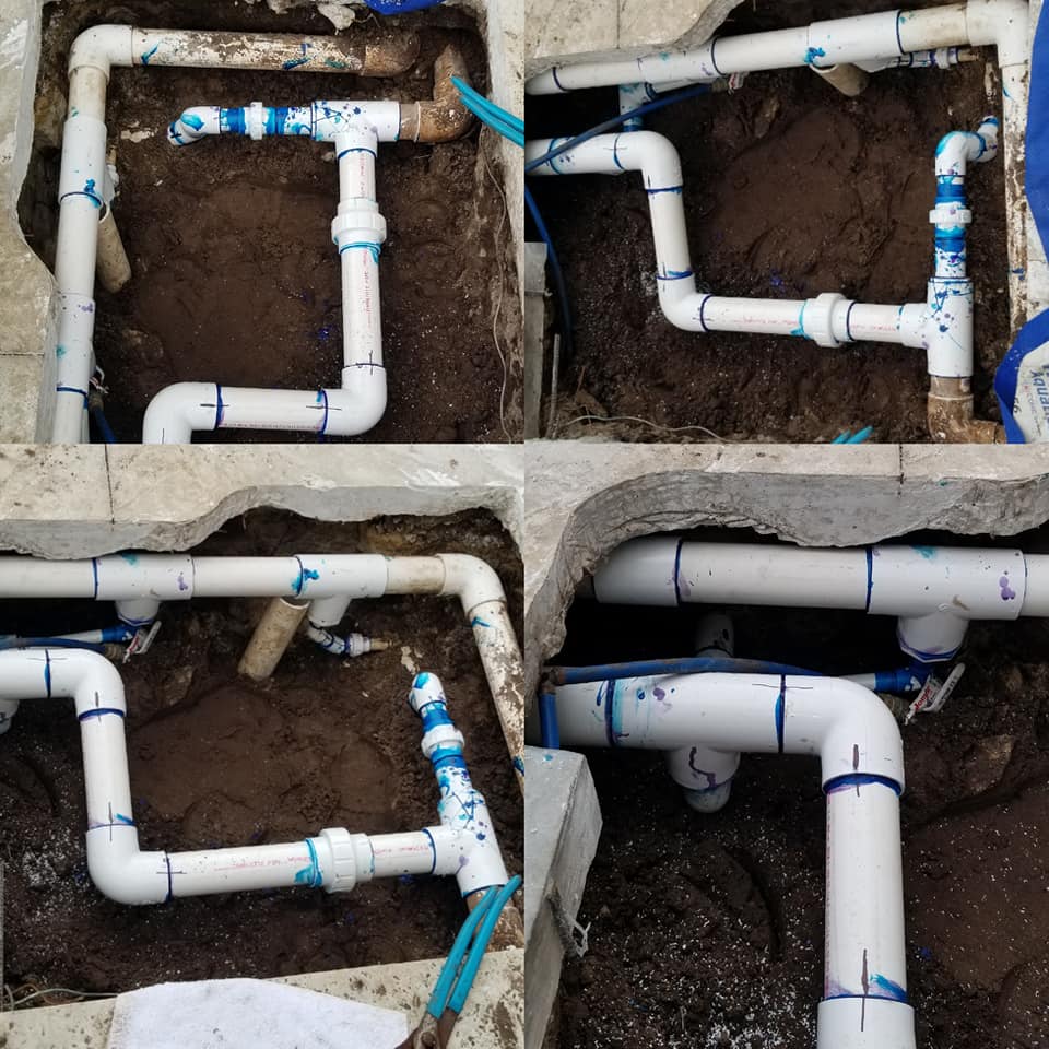 Fix leak and reroute pipes for handicap lift in Grande Dunes Myrtle Beach, SC  