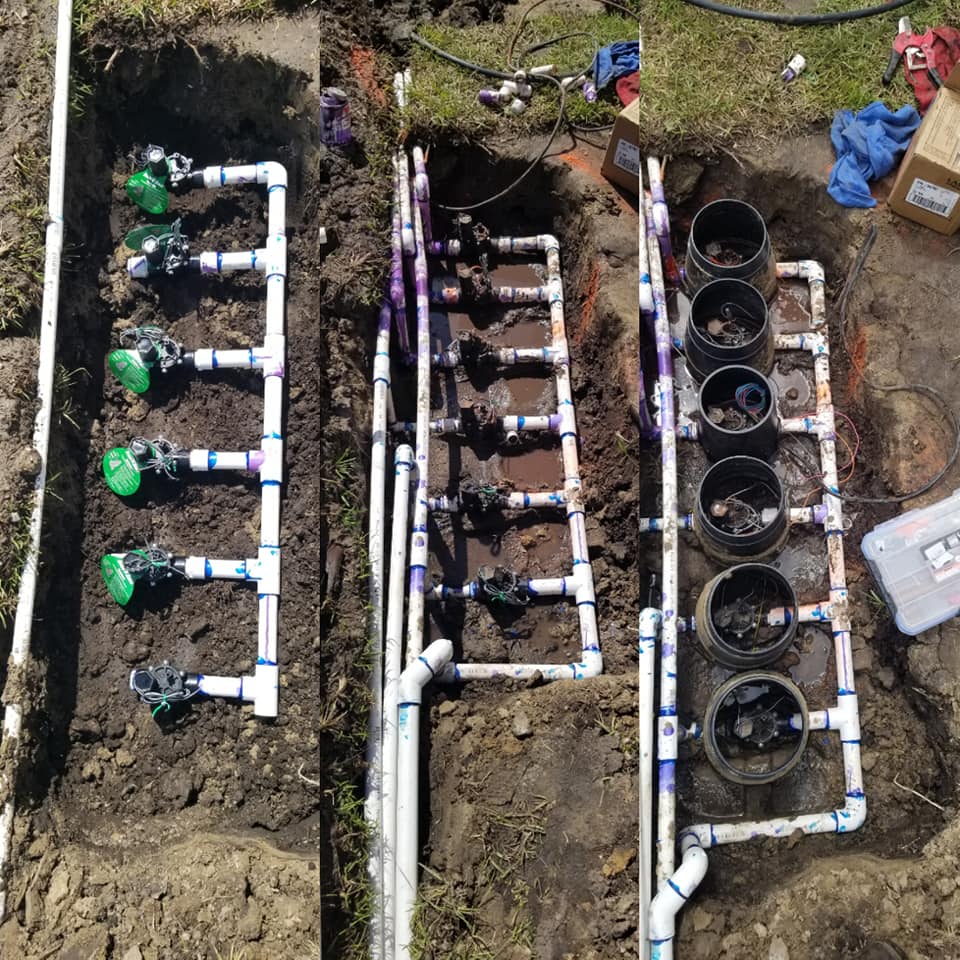 Found broke supply lines, replaced heads, replaced valves, replaced solenoid, and more in in Myrtle Beach,SC 29579