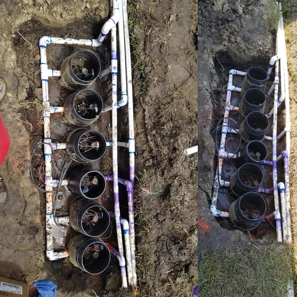 Found broke supply lines, replaced heads, replaced valves, replaced solenoid, and more in Myrtle Beach,SC 29579