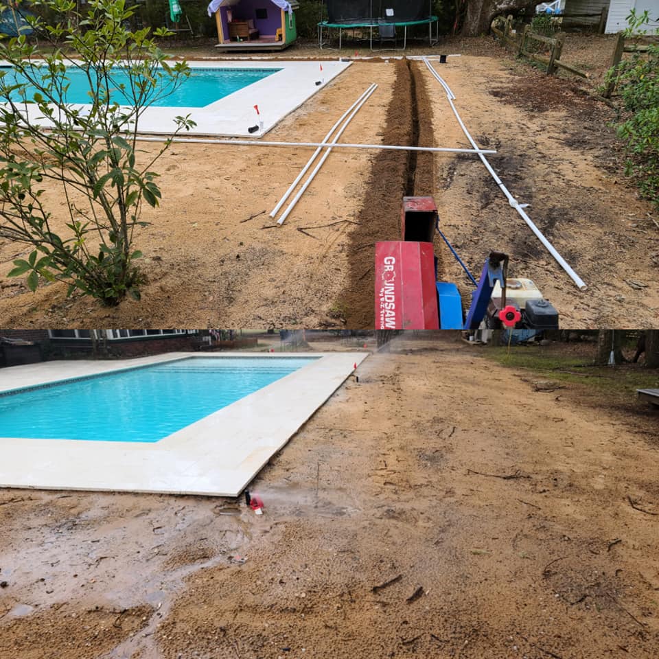 Repaired pipes from pool company, new timer, replaced valves, ran new wire, and more North Myrtle Beach,SC 29582