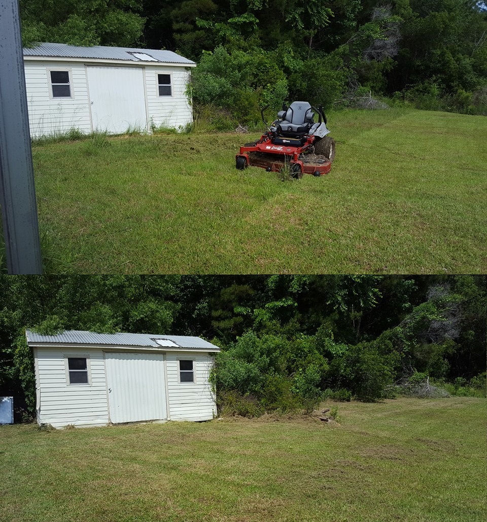 Mowing in Little River