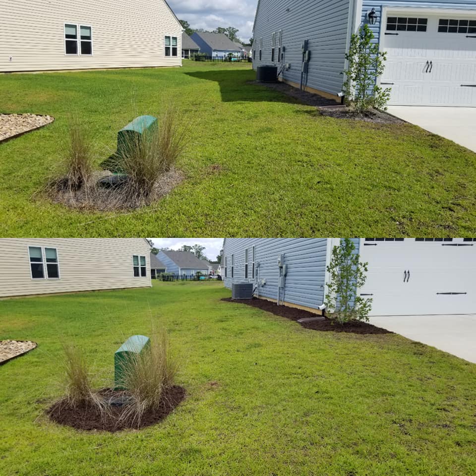 replace straw with mulch in Carolina Shores,NC