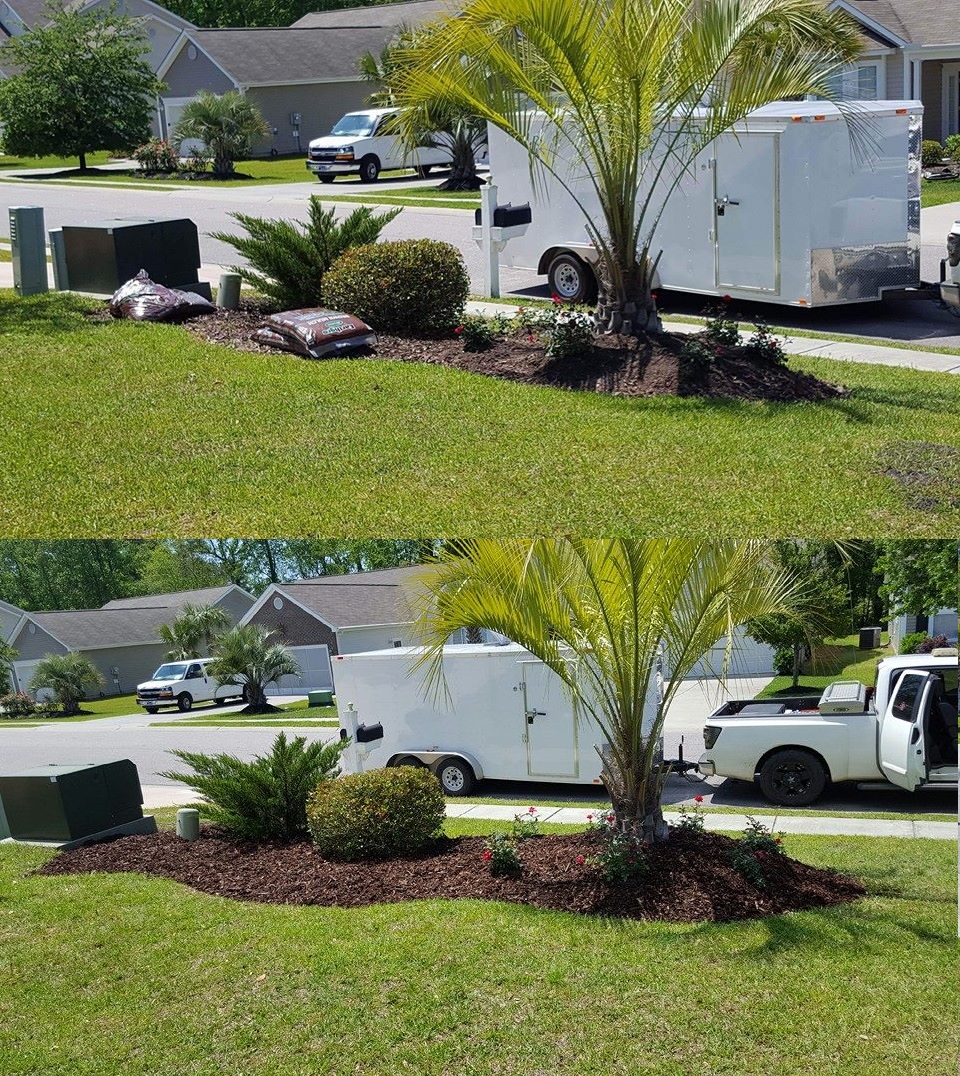 Mulch installation for HOA in Little River
