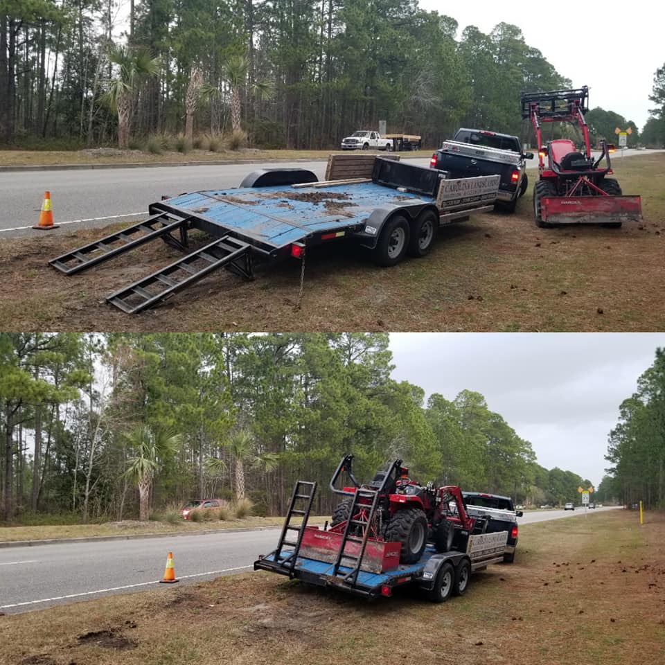 Carolina Forest, SC we removed 6 dead Palms